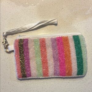 Colorful Beaded Wristlet